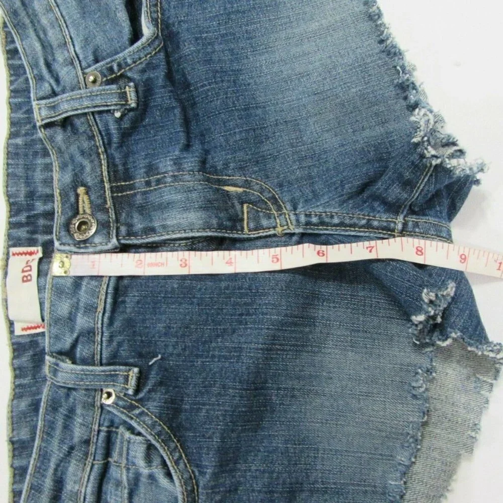 BDG Cut Off Raw Hem Booty Jean Shorts Size 25